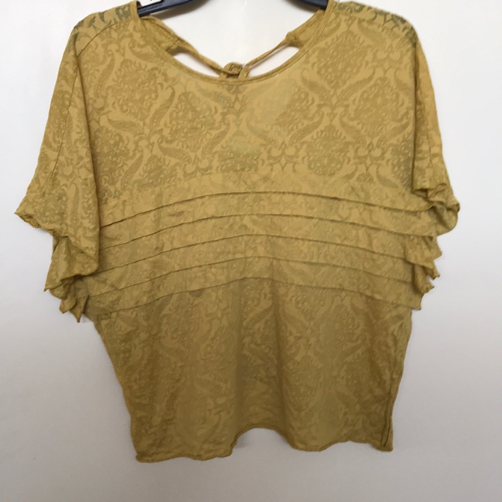 Yellow Crop Top